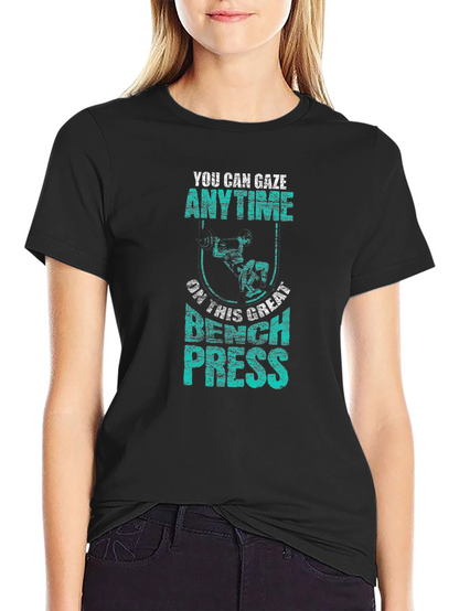 Gaze Anytime Bench Press Graphic T-Shirt