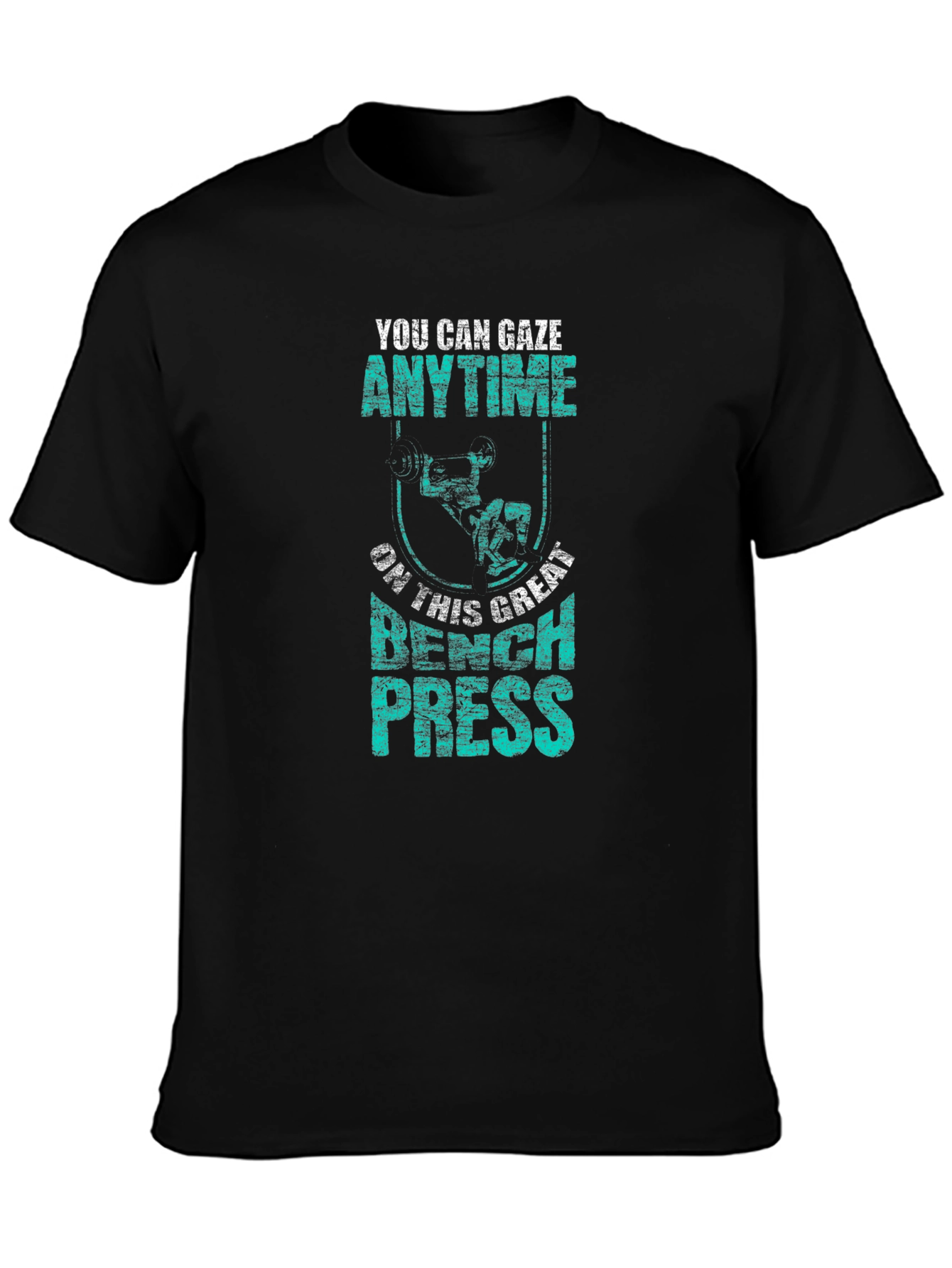 Gaze Anytime Bench Press Graphic T-Shirt