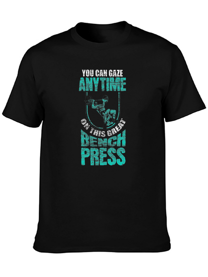 Gaze Anytime Bench Press Graphic T-Shirt