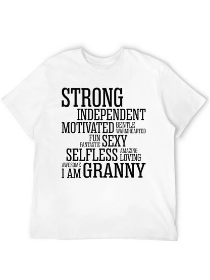 Strong Granny Graphic Tee - Empowering Womens T-Shirt
