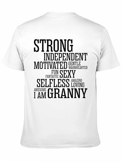 Strong Granny Graphic Tee - Empowering Womens T-Shirt