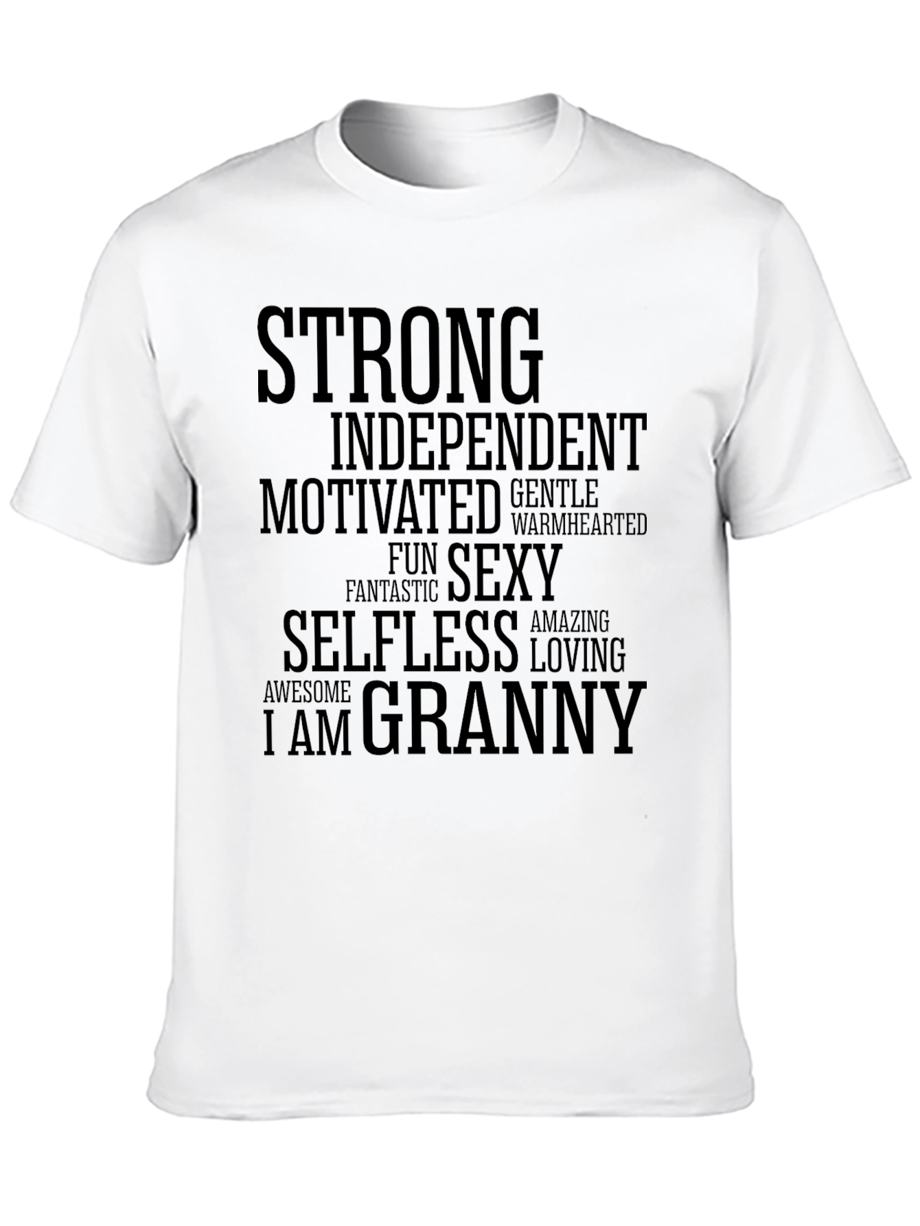 Strong Granny Graphic Tee - Empowering Womens T-Shirt