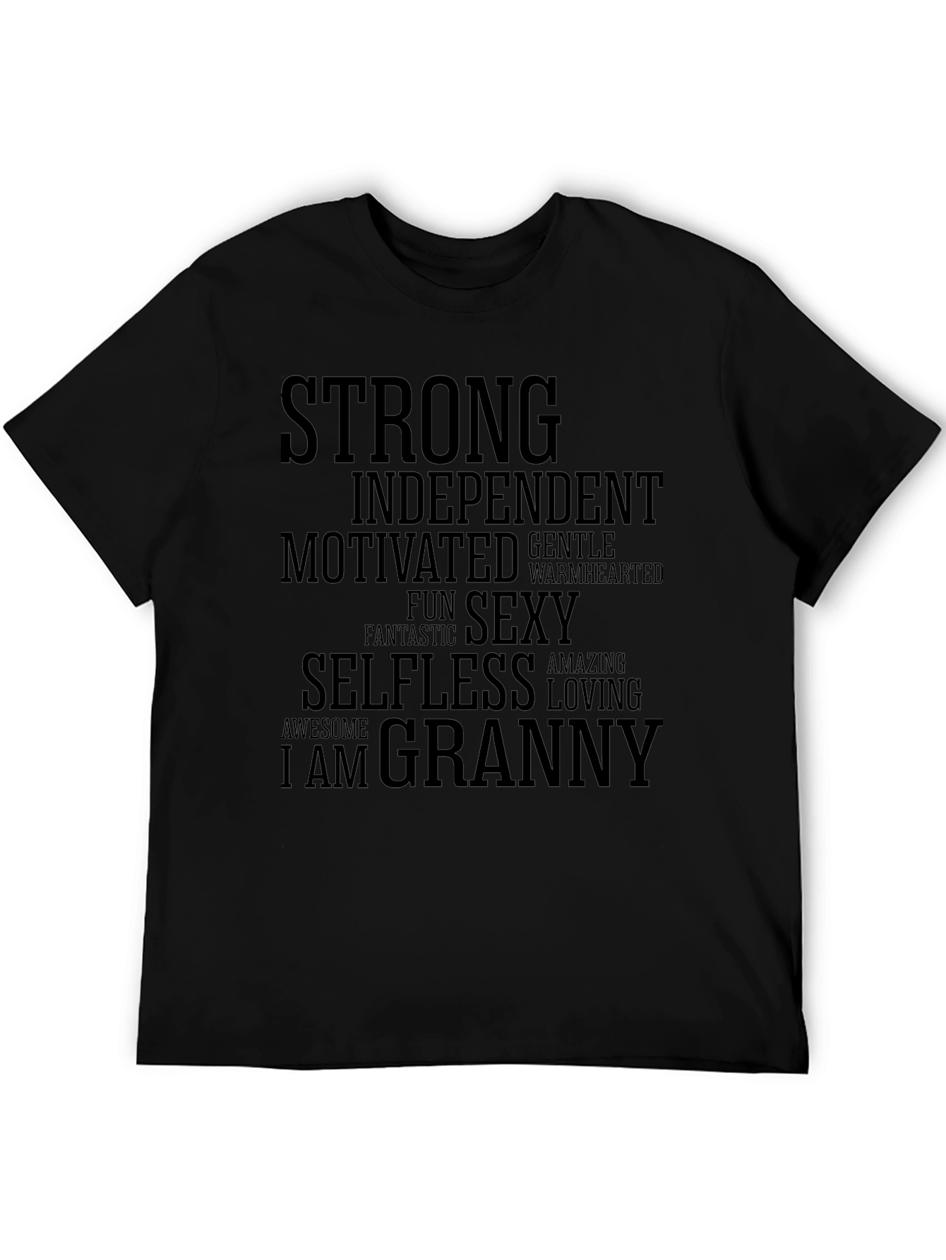 Strong Granny Graphic Tee - Empowering Womens T-Shirt