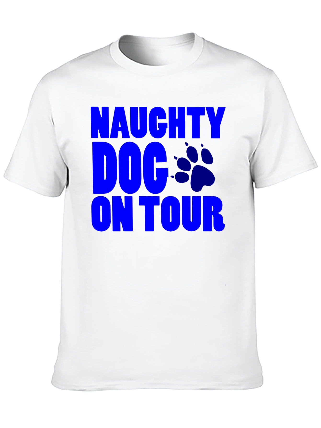 Naughty Dog On Tour T-Shirt Mens Black Tee