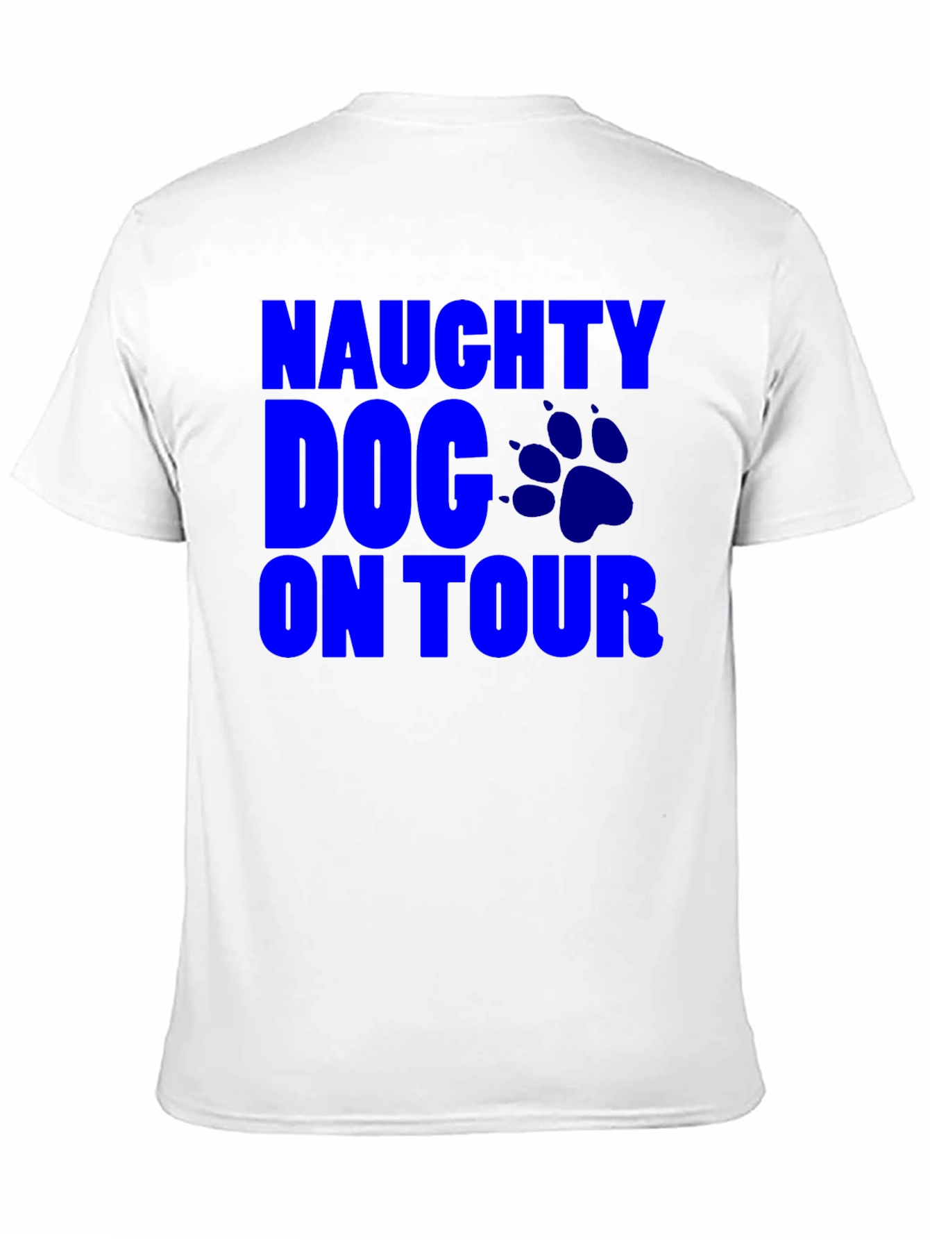 Naughty Dog On Tour T-Shirt Mens Black Tee