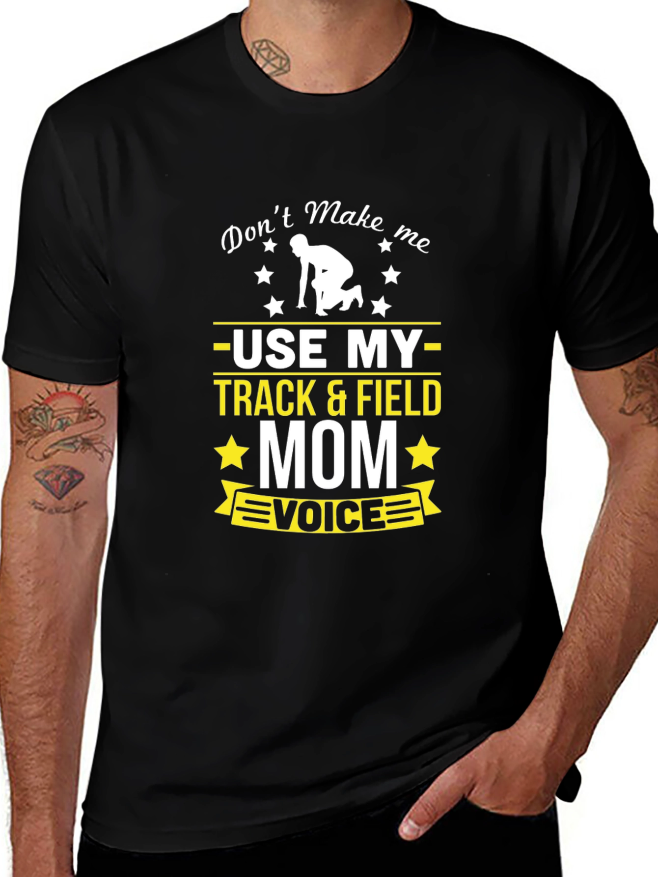 Track & Field Mom Voice Graphic Tee