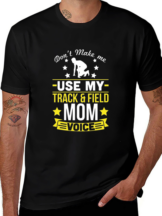 Track & Field Mom Voice Graphic Tee