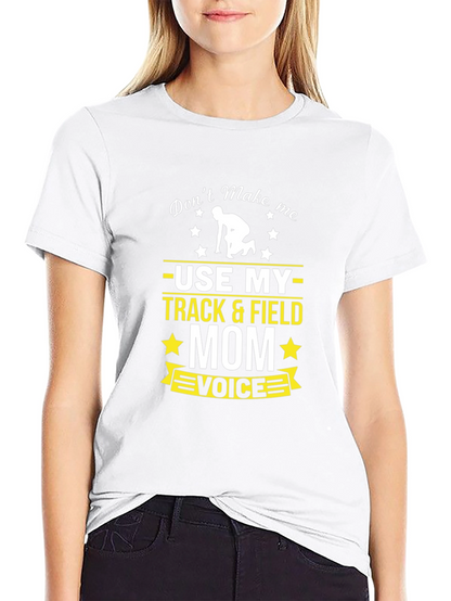 Track & Field Mom Voice Graphic Tee