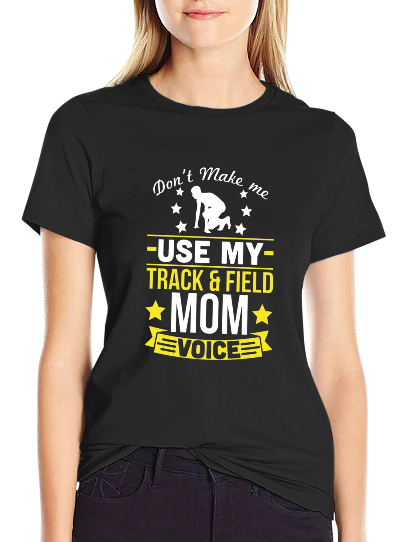 Track & Field Mom Voice Graphic Tee