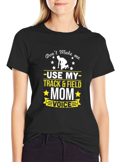 Track & Field Mom Voice Graphic Tee