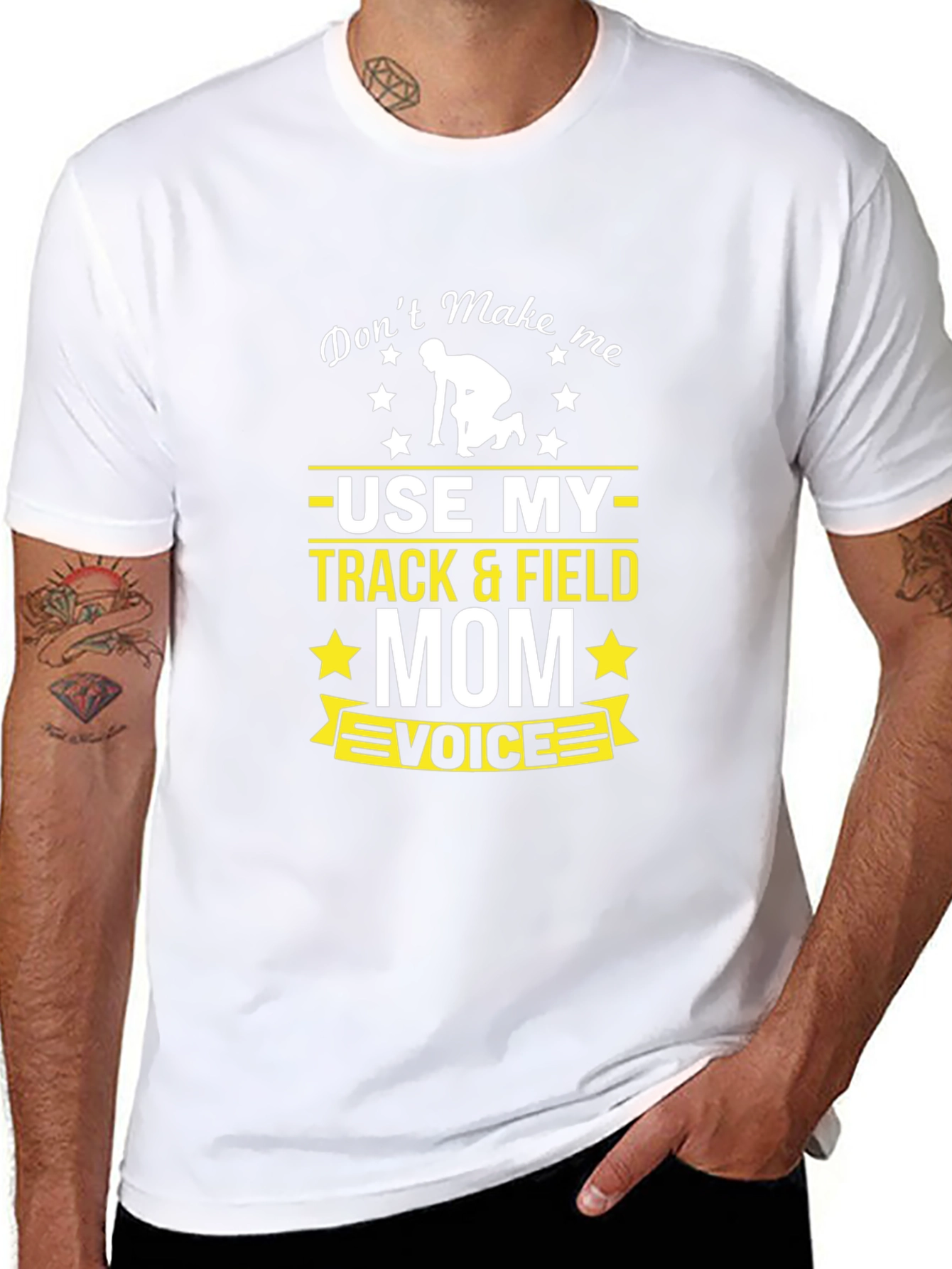 Track & Field Mom Voice Graphic Tee