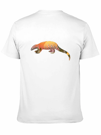 Pangolin Graphic Black T-Shirt - Unique Animal Tee