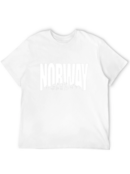 Norway Skyline Black T-Shirt