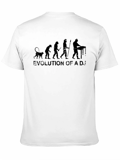 Evolution of a DJ Black T-Shirt