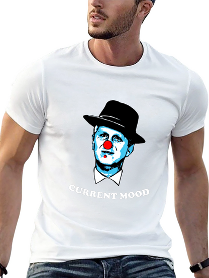 Current Mood Clown Graphic T-Shirt