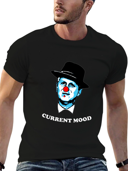 Current Mood Clown Graphic T-Shirt