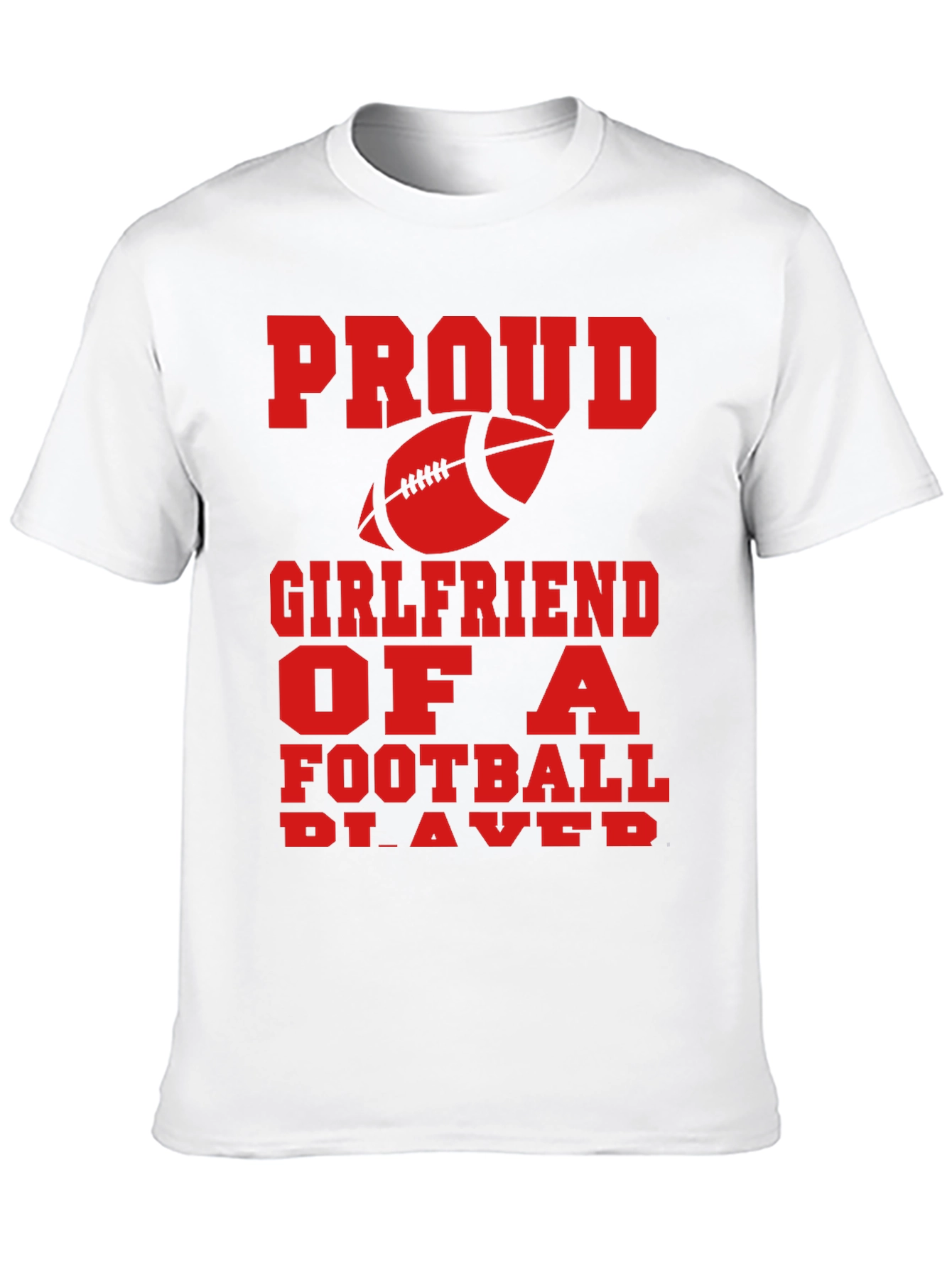 Proud Football Girlfriend Graphic Tee