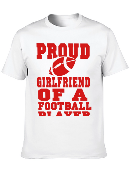 Proud Football Girlfriend Graphic Tee
