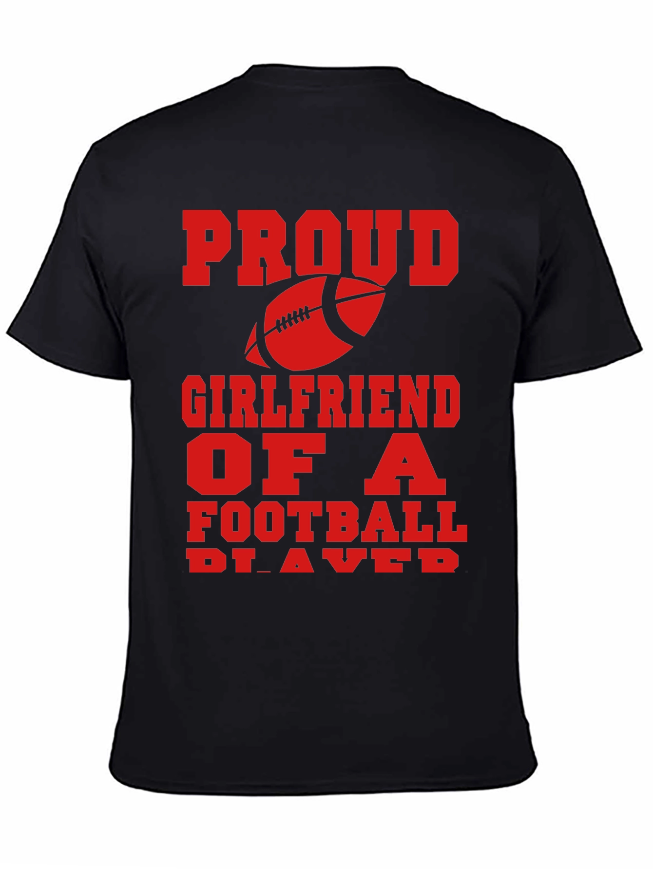 Proud Football Girlfriend Graphic Tee