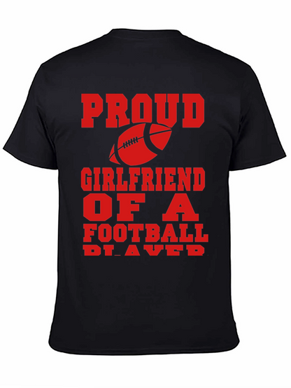 Proud Football Girlfriend Graphic Tee