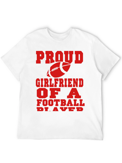 Proud Football Girlfriend Graphic Tee