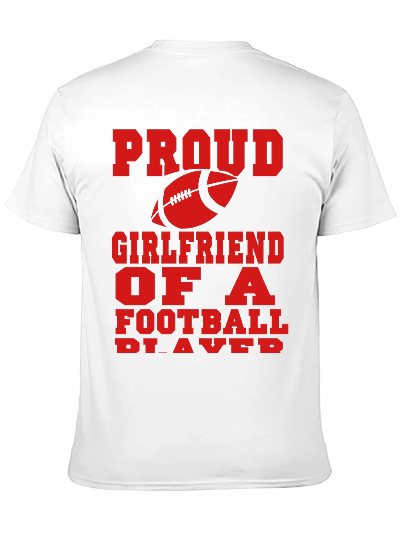 Proud Football Girlfriend Graphic Tee