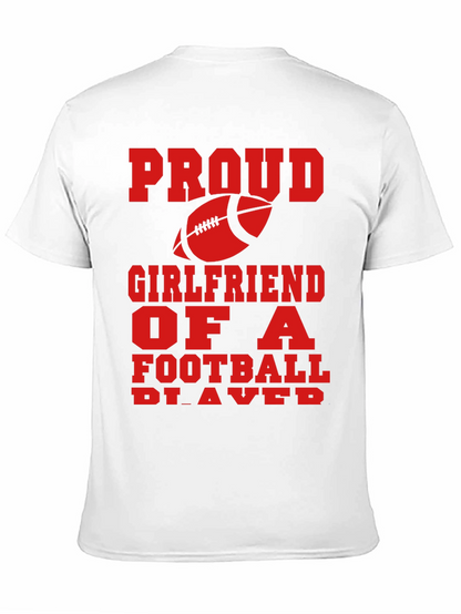 Proud Football Girlfriend Graphic Tee