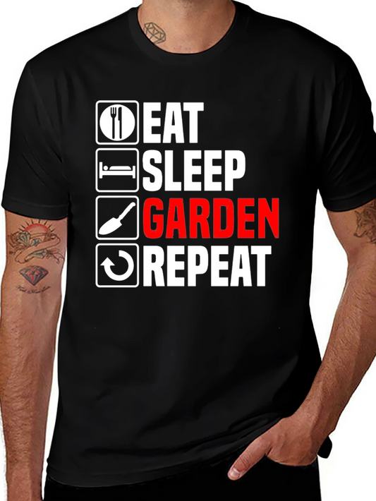 Eat Sleep Garden Repeat T-Shirt