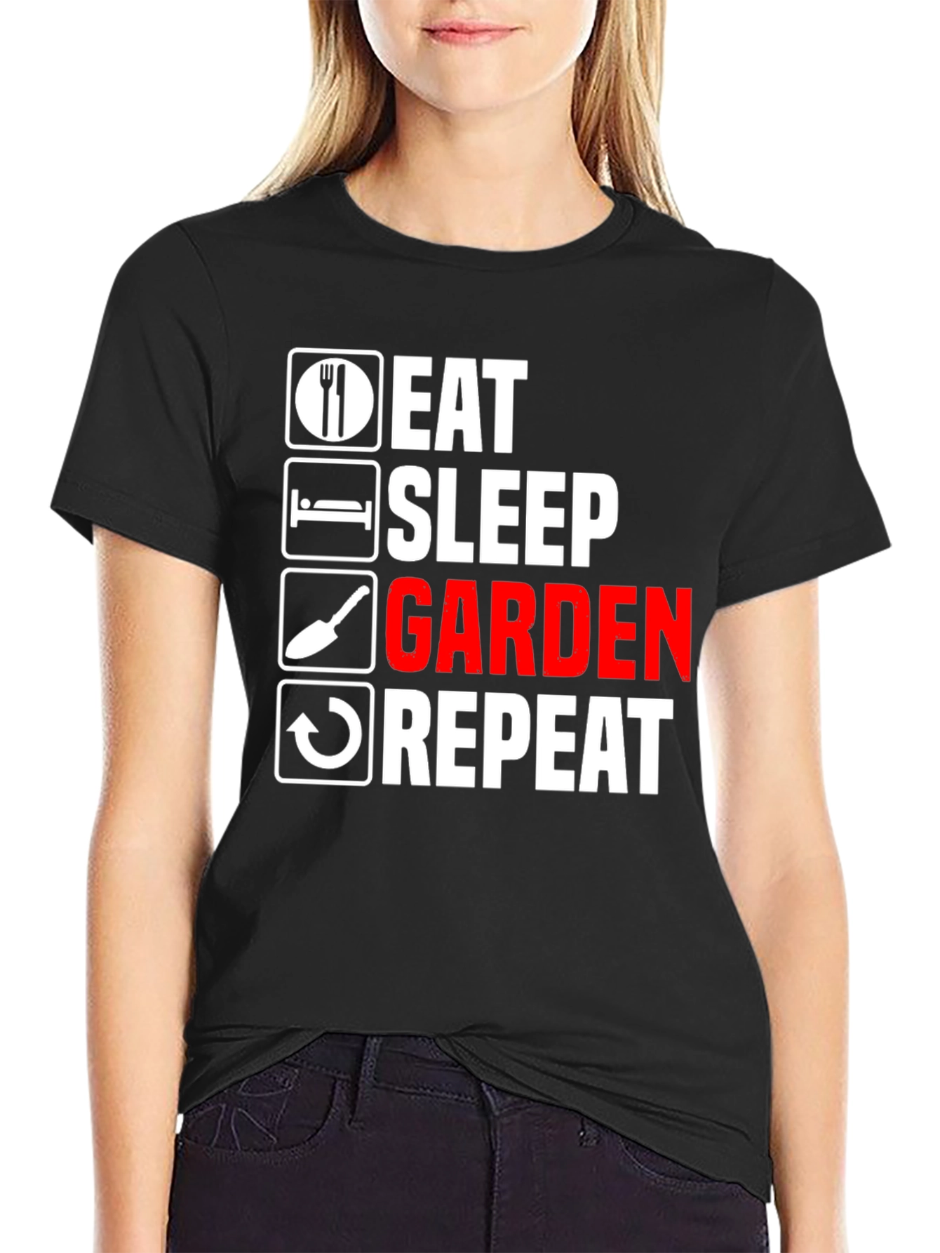 Eat Sleep Garden Repeat T-Shirt