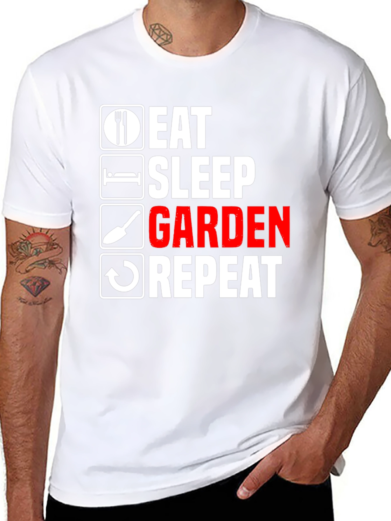 Eat Sleep Garden Repeat T-Shirt