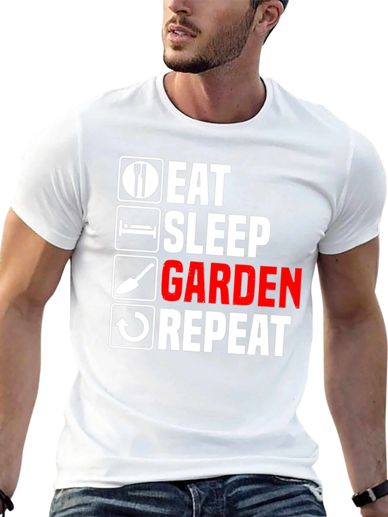 Eat Sleep Garden Repeat T-Shirt
