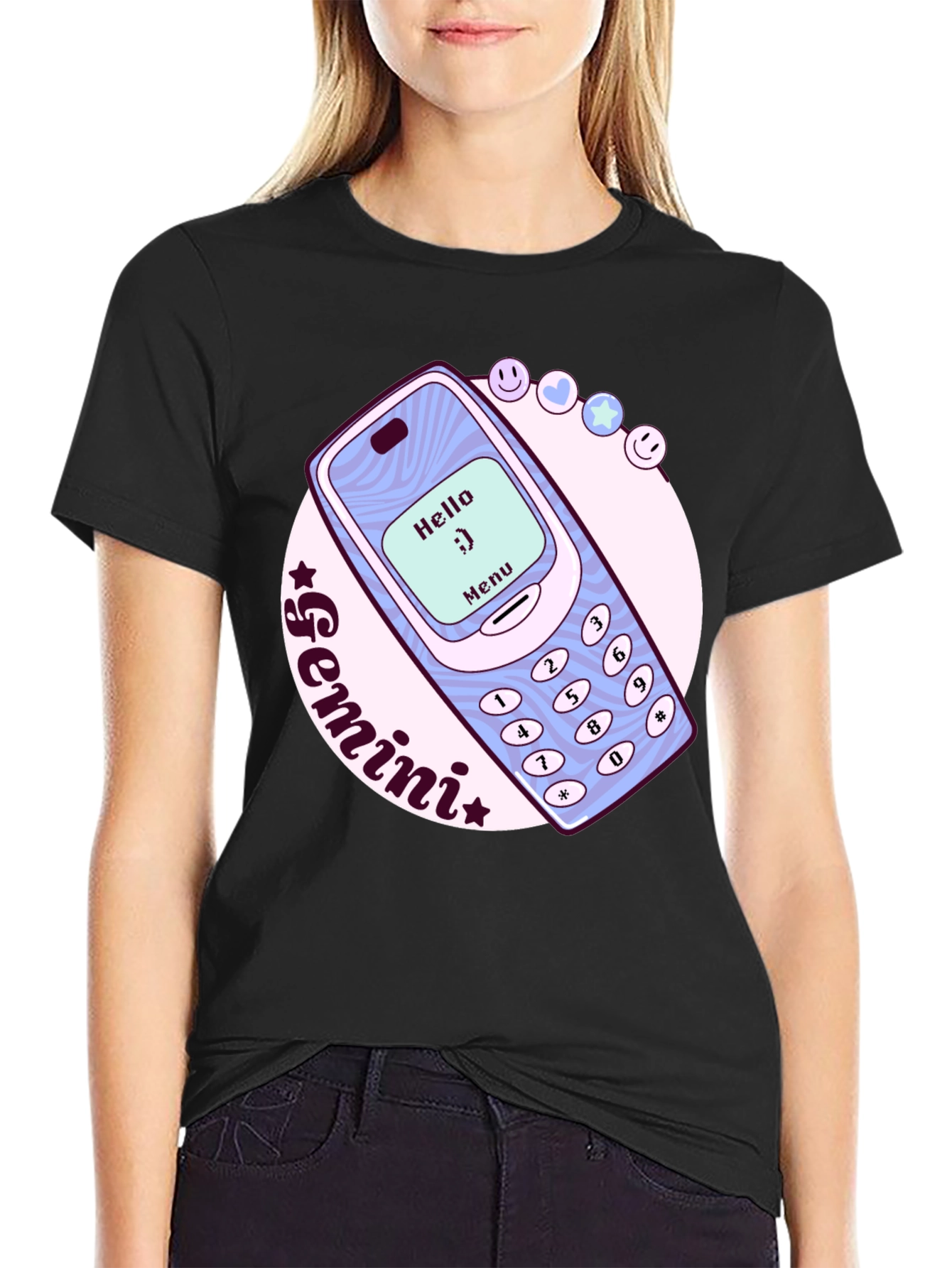 Gemini Zodiac Nokia Cell Phone T-Shirt
