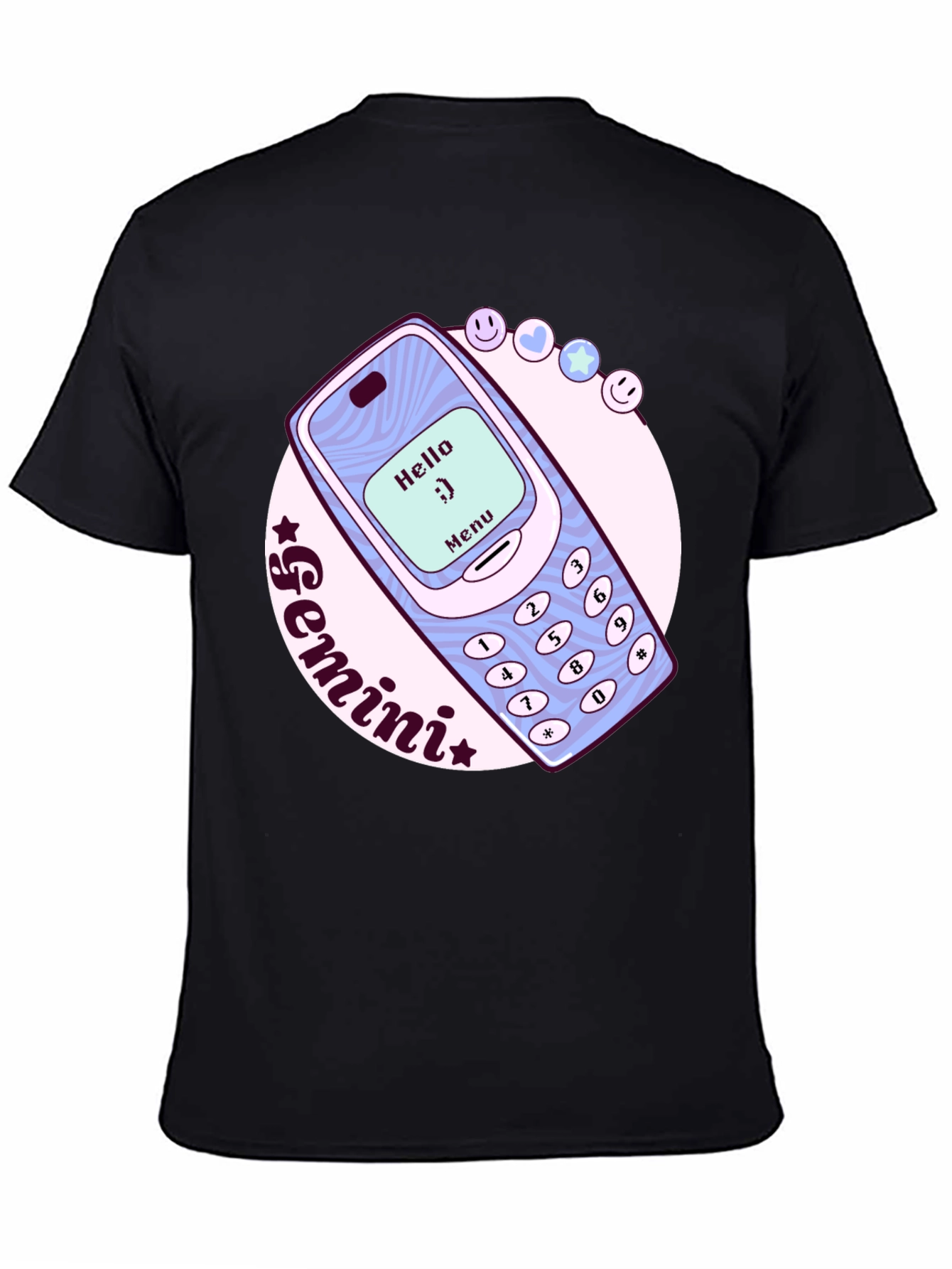 Gemini Zodiac Nokia Cell Phone T-Shirt