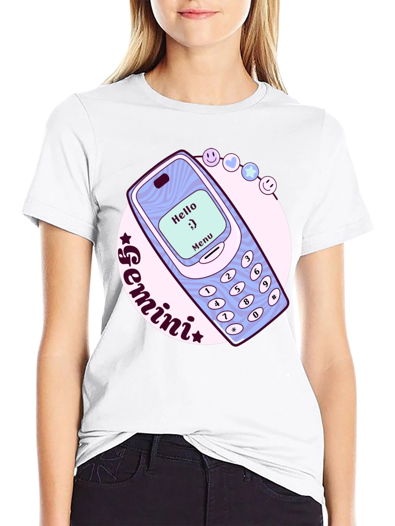 Gemini Zodiac Nokia Cell Phone T-Shirt