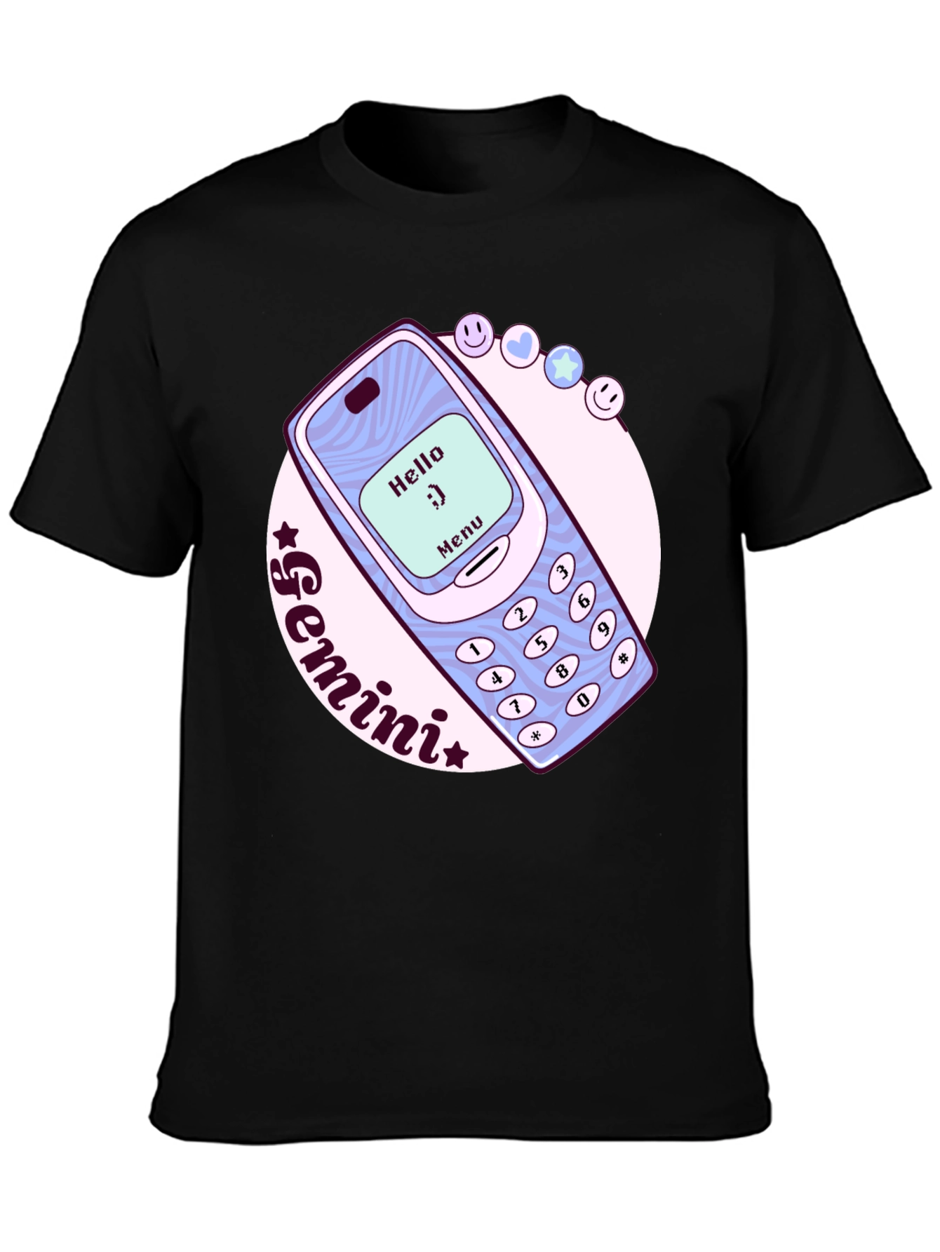 Gemini Zodiac Nokia Cell Phone T-Shirt