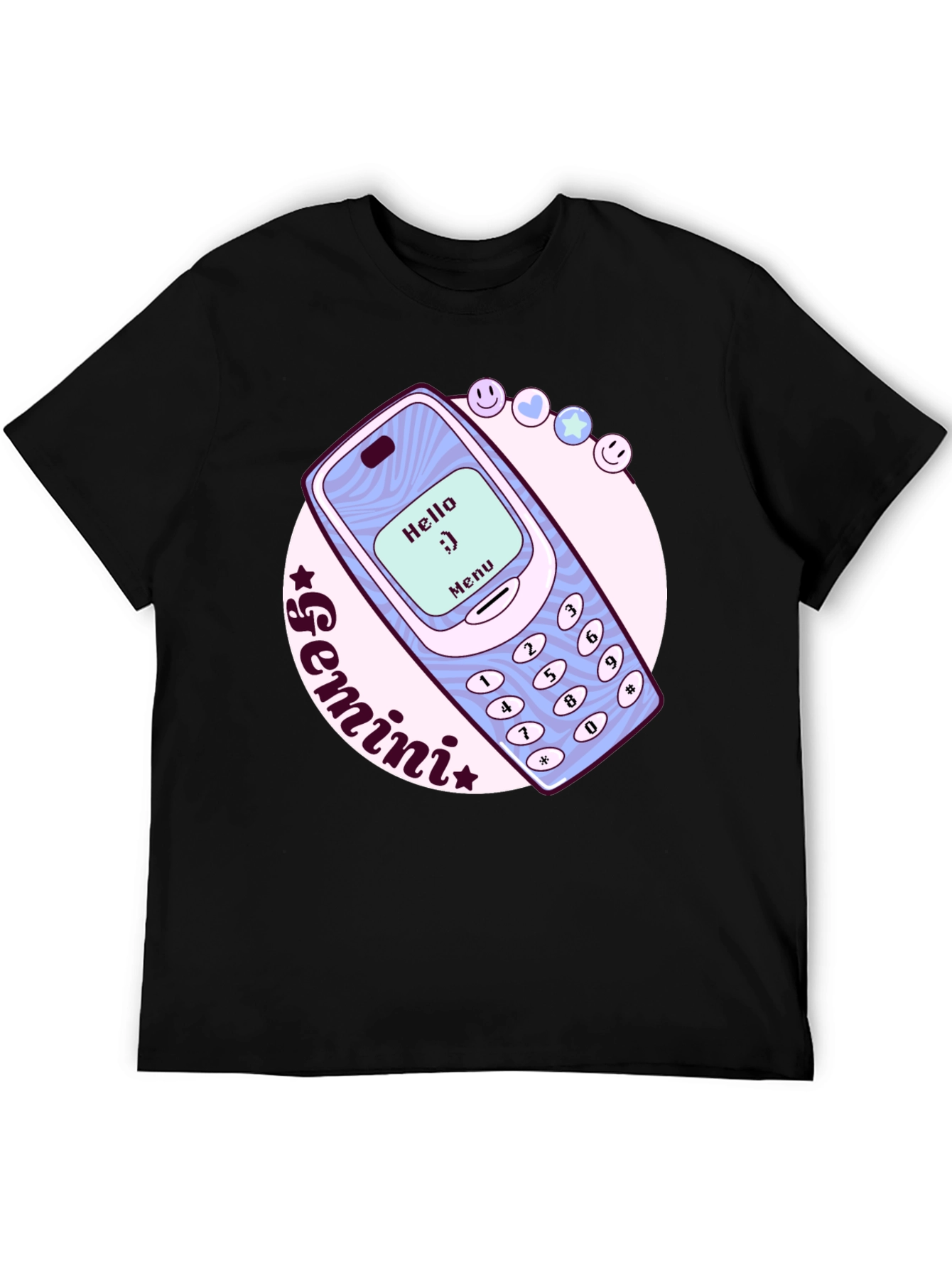 Gemini Zodiac Nokia Cell Phone T-Shirt