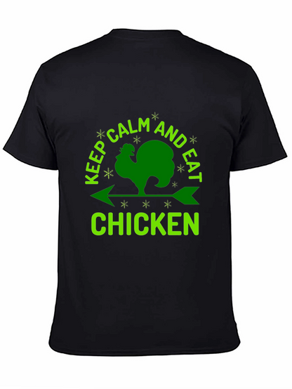 Keep Calm & Eat Chicken Graphic Tee