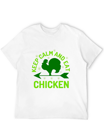 Keep Calm & Eat Chicken Graphic Tee