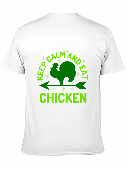 Keep Calm & Eat Chicken Graphic Tee