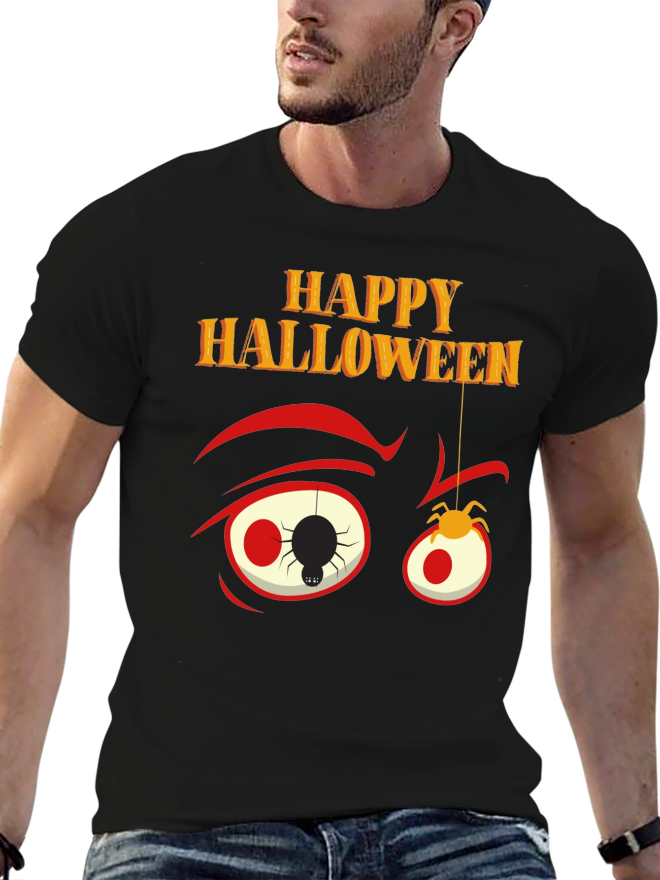 Happy Halloween Spider Eye T-Shirt