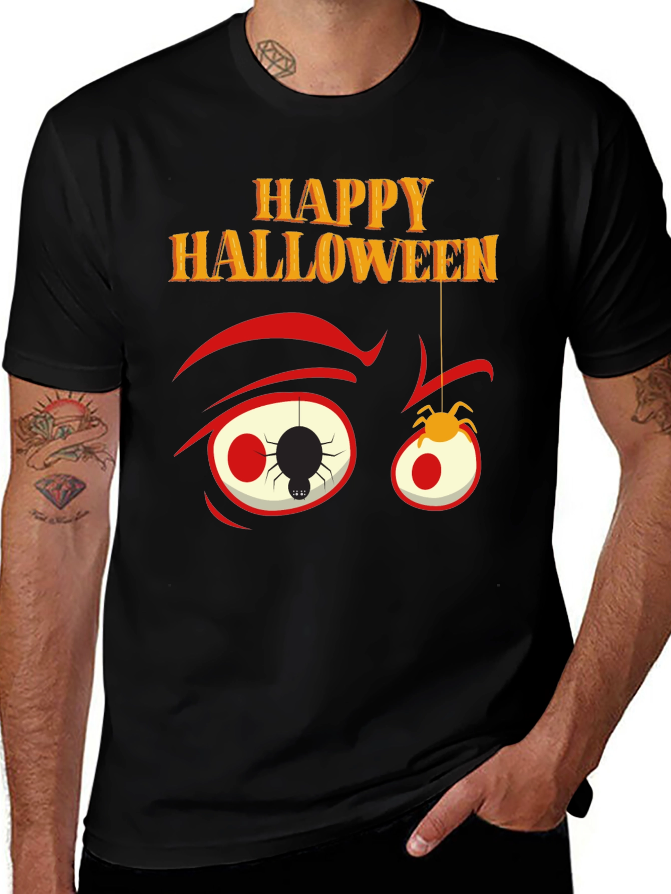 Happy Halloween Spider Eye T-Shirt