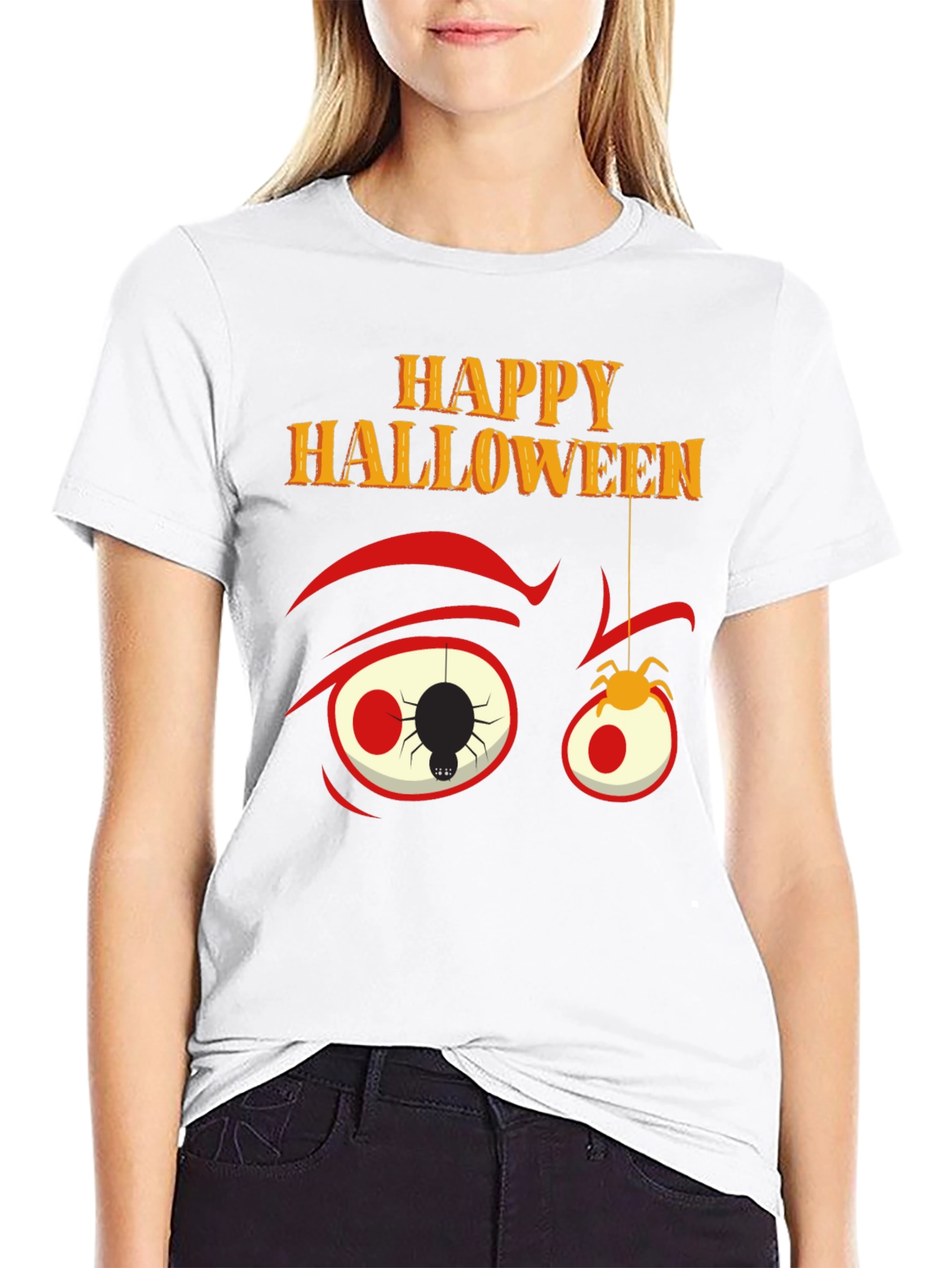 Happy Halloween Spider Eye T-Shirt