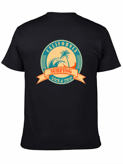 California Surfing Graphic T-Shirt - Sun & Fun