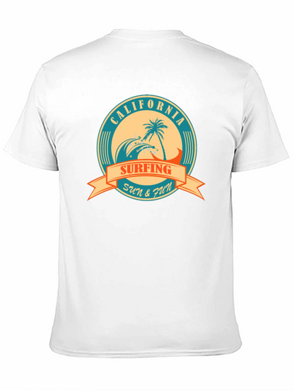 California Surfing Graphic T-Shirt - Sun & Fun