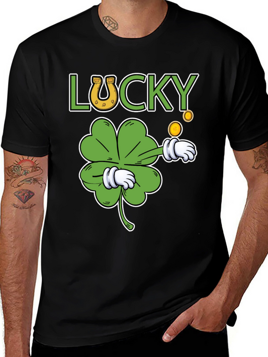 Lucky Clover Graphic T-Shirt - St. Patricks Day Tee