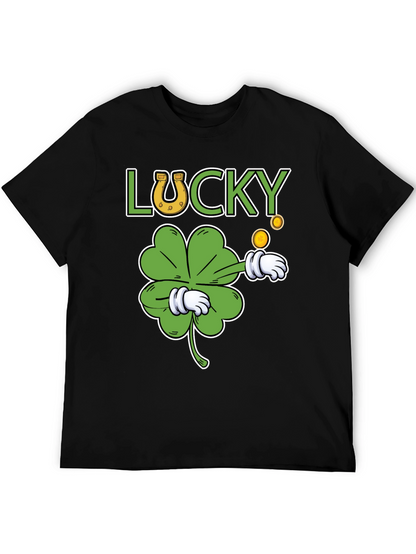 Lucky Clover Graphic T-Shirt - St. Patricks Day Tee