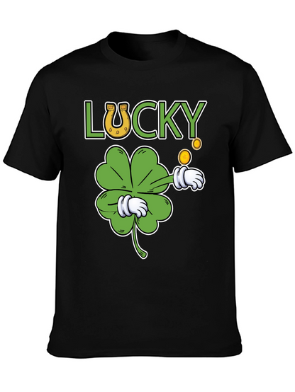 Lucky Clover Graphic T-Shirt - St. Patricks Day Tee
