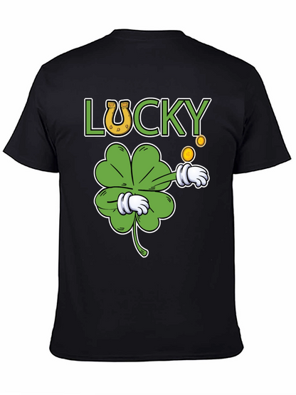 Lucky Clover Graphic T-Shirt - St. Patricks Day Tee