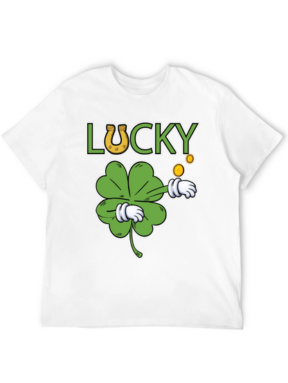 Lucky Clover Graphic T-Shirt - St. Patricks Day Tee