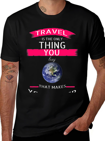 Travel is the Only Thing You Buy Graphic Tee
